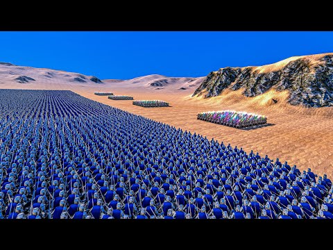 1000 JEDI vs 25000 HEAVY KNIGHTS - Ultimate Epic Battle Simulator UEBS