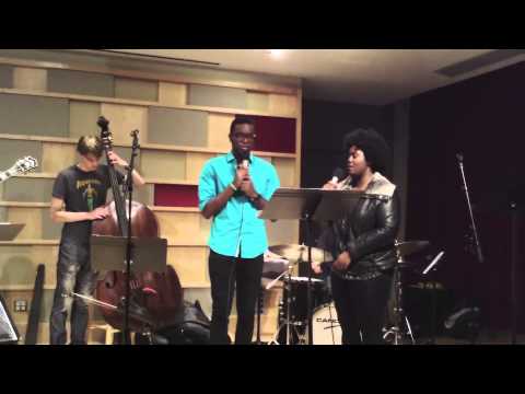 Akenya and Michael Mayo singing, 