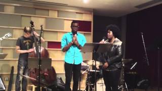 Akenya and Michael Mayo singing, 