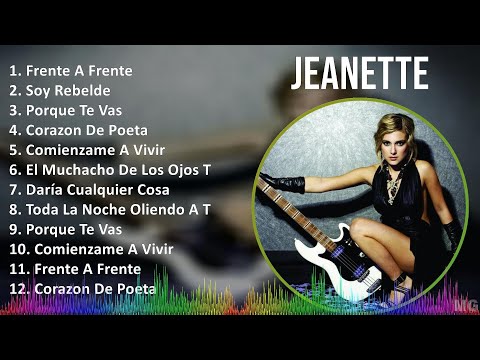 Jeanette 2024 MIX Las Mejores Canciones - Frente A Frente, Soy Rebelde, Porque Te Vas, Corazon D...
