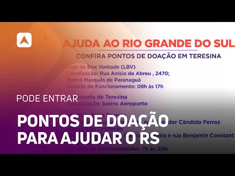Saiba quais são os pontos de doação para as enchentes no Rio Grande do Sul