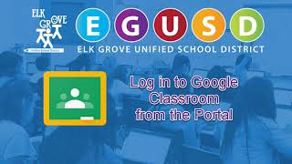 2 Log in to Google Classroom from the Portal