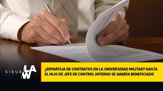 SIGUE LA W DIGITAL: Contratos irregulares en la U. Militar y más colegios en mal estado en Amazonas