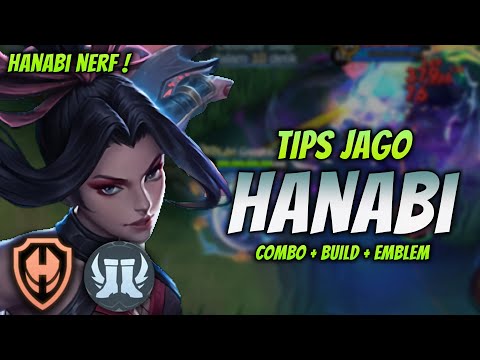 CARA MAIN HANABI NERF ! BUILD & EMBLEM HANABI TERSAKIT 2024 ! | HANABI GOLD LANE GAMEPLAY