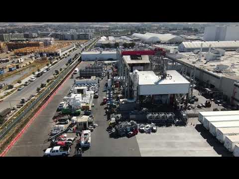 Tesla Fremont Flyover - Aug 4, 2021