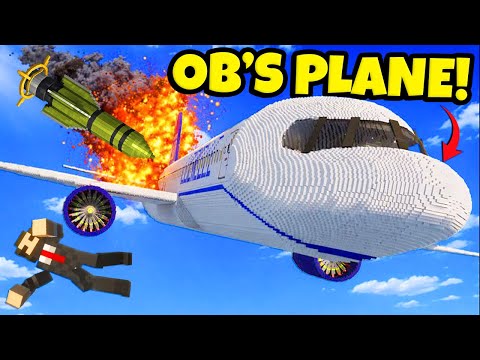OB’s Plane Didn’t Survive My Bunker Buster in Teardown Multiplayer