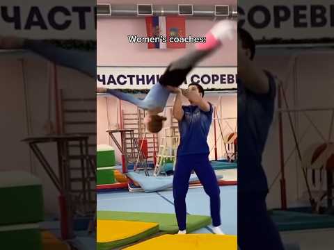 Women’s coaches mean business 😳 (i love my cosches) #olympics #gymnastics #gymnast #olympic #coach