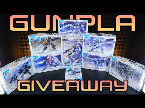 WITCH FROM MERCURY GUNDAM GIVEAWAY | FM Aerial, HG Calibarn, HG Scwarzette, HG Lfrith and MORE!!!!