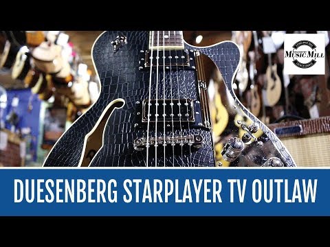 Duesenberg Starplayer TV Outlaw 2010s - Black Tolex image 11