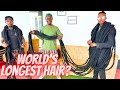 Kenyan Man With The Longest HAIR In The World Reveals Secrets Of Maintaining Hair / Guiness Book