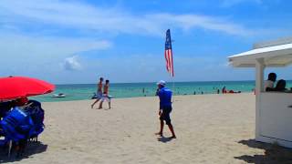 preview picture of video 'Майами South beach Miami Florida ПЛЯЖ 18 авг 2012'