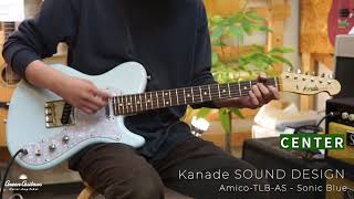 Video thumbnail for Green Guitars - Kanade SOUND DESIGN Amico-TLB-AS - Sonic Blue by Green Guitars