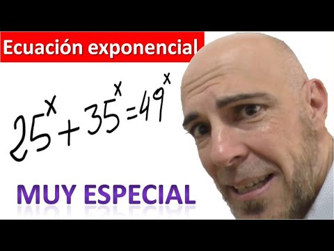 RESOLUCIÓN DE ECUACIÓN EXPONENCIAL MUY ESPECIAL  Con un misterio que no revelo