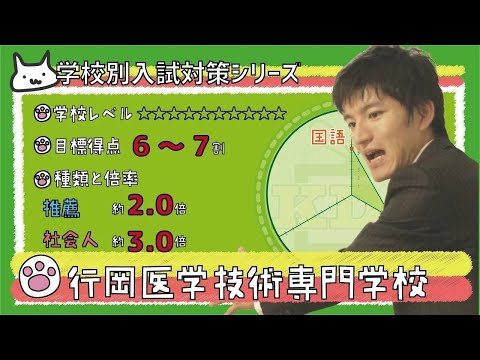 看護学科 行岡医学技術専門学校の傾向と対策