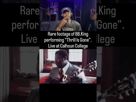Thumbnail for Rare video of BB. King performing "Thrill is gone" 👑 by B.B. King, BB King