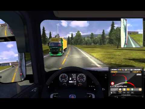 Euro truck simulator 2 rit Honefoss - Gardermoon