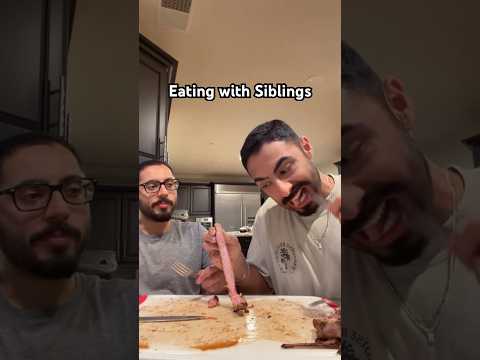POV: Eating with your Big Back Sibling #funny #relatable
