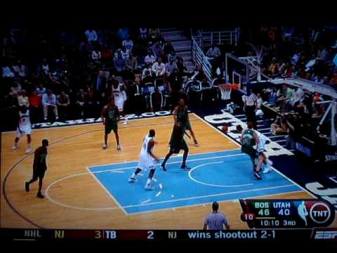 Brian Scalabrine commits 4 fouls in 1:39