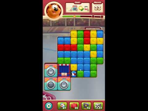 Toon Blast Level 3129 - NO BOOSTERS 🐻🐺🐱 | SKILLGAMING ✔️