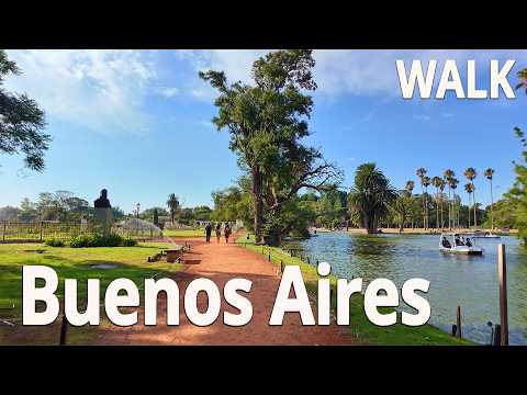 BUENOS AIRES Walking Tour | Recoleta, Tres de Febrero, Argentina Tour @ 4K/60fps