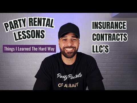 Lessons Learned   My Party Rental Guide To Insurance  LLC's  And Contracts