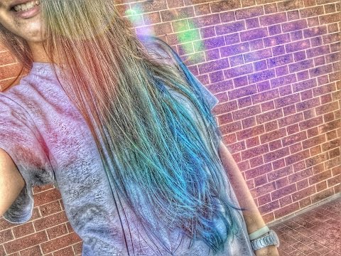 DIY BLUE HAIR!! COME FARE I CAPELLI AZZURRI!😍🍭