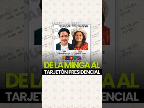 De la minga al trajetón presidencial