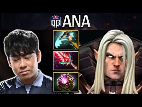 OG.ANA SMURF INVOKER WITH SCYTHE-OCTARINE - DOTA 2 7.29 GAMEPLAY