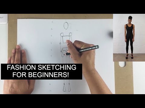 Fashion sketching for beginners tutorial