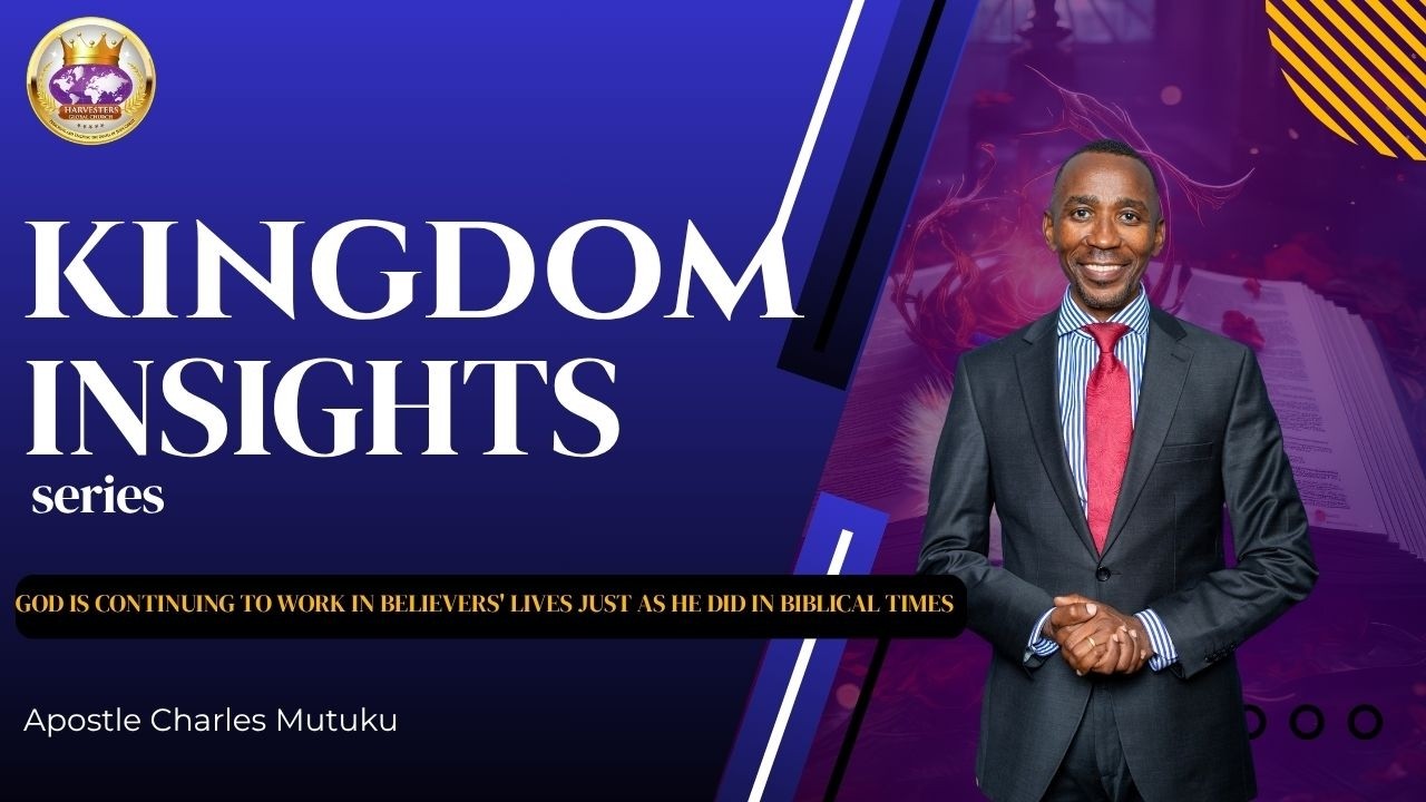 God is continuing to work in believers' lives just as He did in biblical times