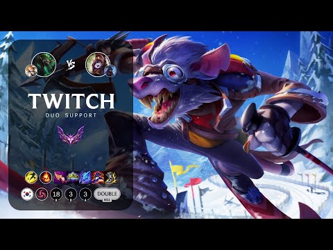 Twitch Support vs Lulu - KR Master Patch 13.10