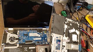 HP Pavilion X360 Laptop keyboard and back light replacement