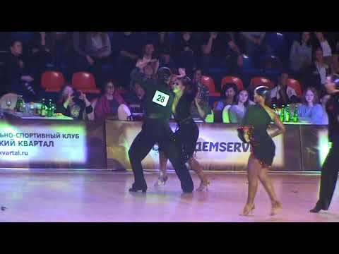 Nikolay Chernov - Elizaveta Dvorianova Jive 1/2 International Open Latin " Latin Kvartal 2018 "