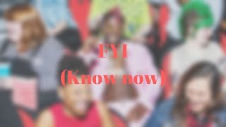 Lil Yachty - FYI lyrics (Know now)