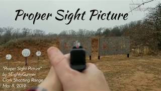 Sight Picture (Front Sight Focus)