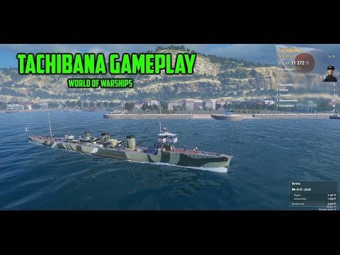 Tachibana Premium Ship Gameplay | World of Warships