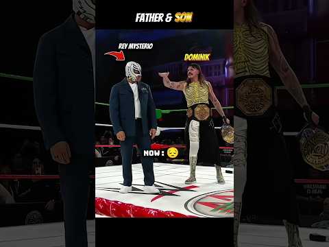 Dominik Mysterio & Rey Mysterio Then vs Now Edit! 🥹 #wwe #dominikmysterio #wweraw #edit #shorts