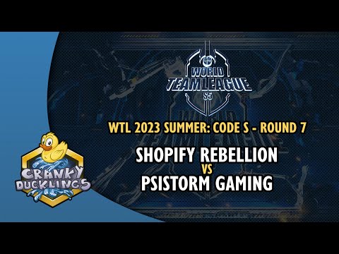Shopify Rebellion vs PSISTORM Gaming - World Team League 2023 Summer Code S | StarCraft 2 Tournament