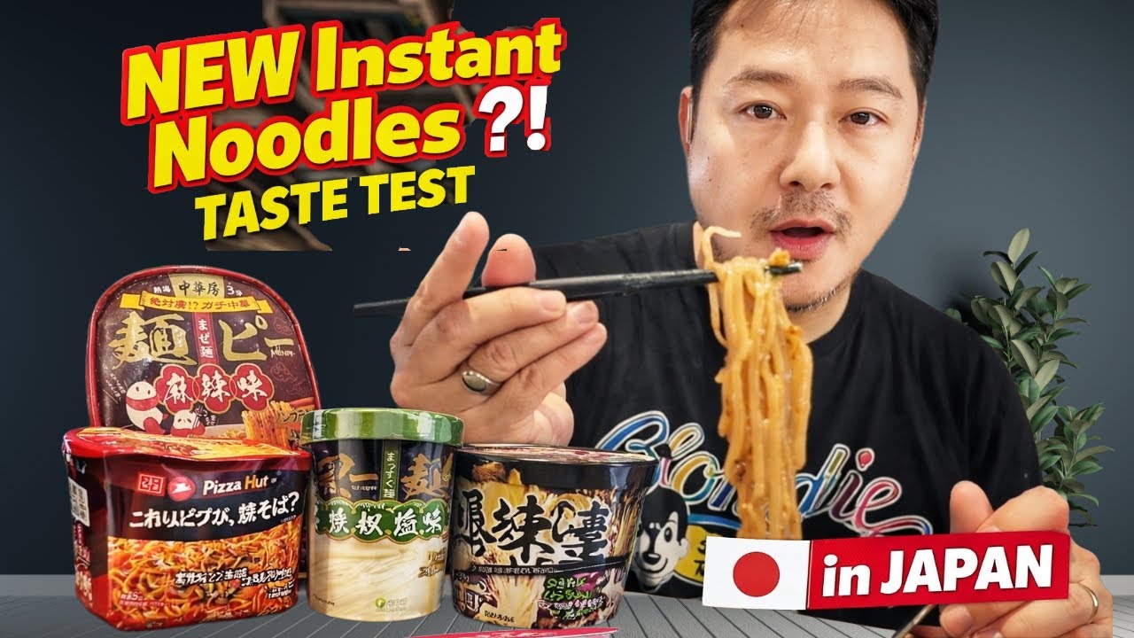 New Japanese Instant Noodles at FamilyMart (Worth It?)