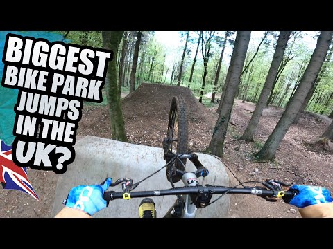 RIDING THE BIGGEST BIKE PARK JUMPS IN THE UK? - THE MTB FREERIDE DREAM