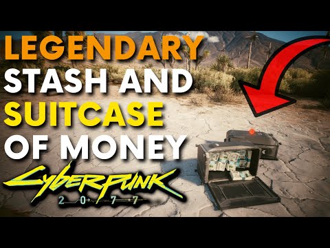 Cyberpunk 2077 - Legendary Stash And Suitcase Of Money