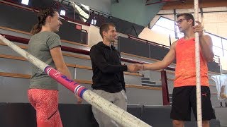 Un entraînement avec Axel Chapelle et Ninon Guillon-Romarin Un entraînement avec Axel Chapelle et Ninon Guillon-Romarin