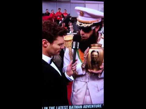 The Dictator spills ashes on Ryan Seacrest