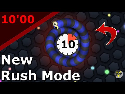 Slither.io - NEW RUSH MODE - 10 mins Rush ( Mini Game A.I ) /NEW GAMEMODE HACK ?!/