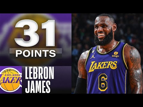 LeBron James Drops Near TRIPLE-DOUBLE On Opening Night - 31 PTS, 14 REB & 8 AST 🔥
