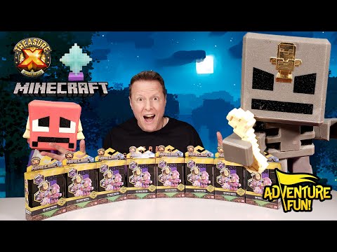 Minecraft Nether Portal Treasure X  Mine & Craft Mini MOB Adventure Fun Toy review!