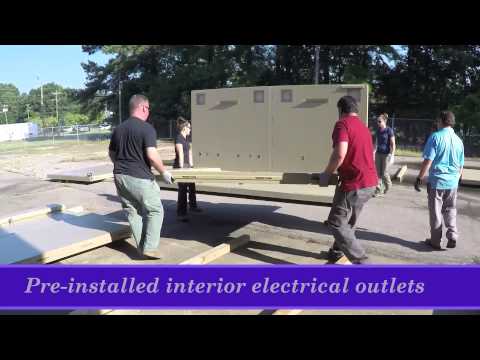 Expeditionary Pod Construction Time Lapse Assembly