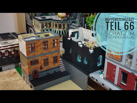 Noppensteinstadt - Teil 66 Schatz im Treppenhaus// BlueBrixx Lego