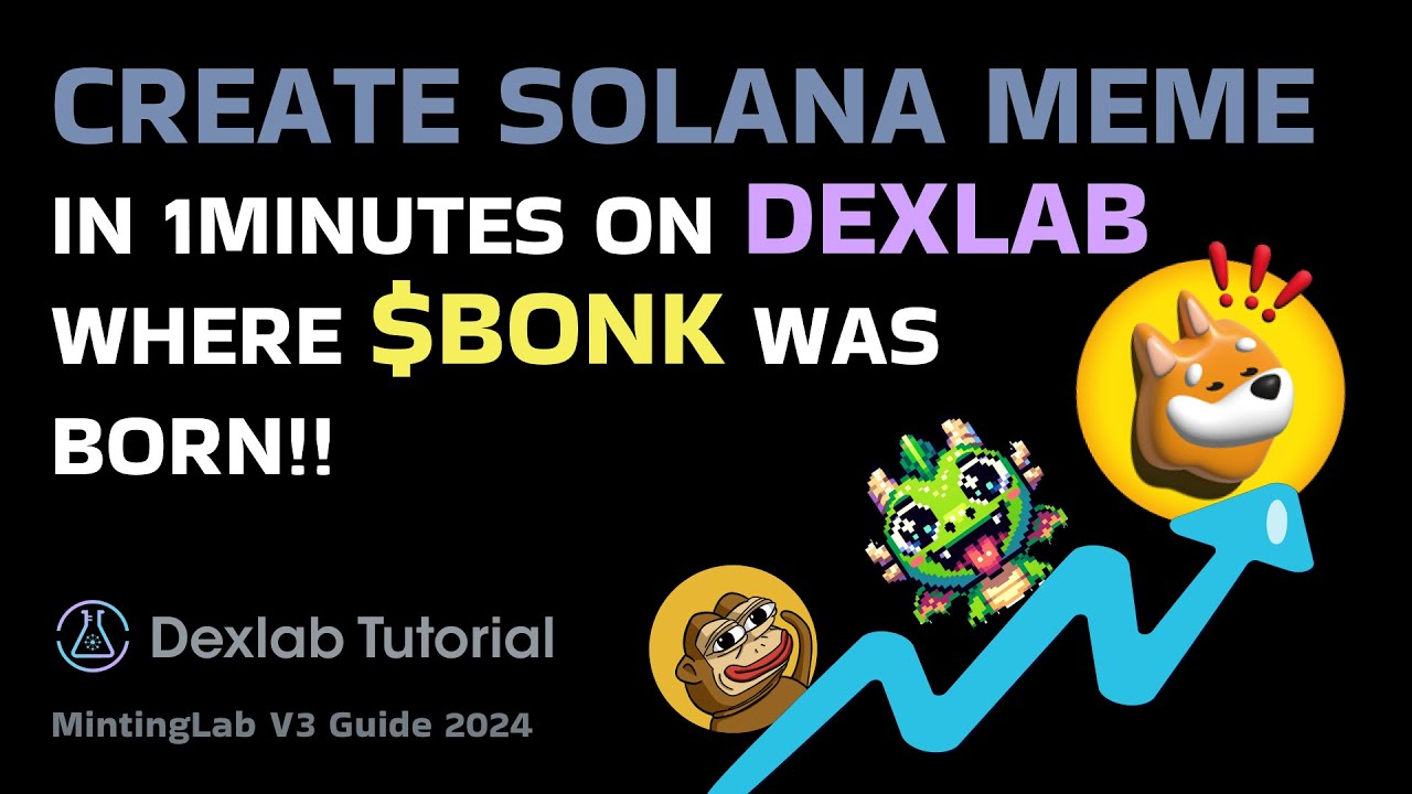 How To Create A Solana Token by Dexlab ( just 1 minutes ), Who is Next $BONK?