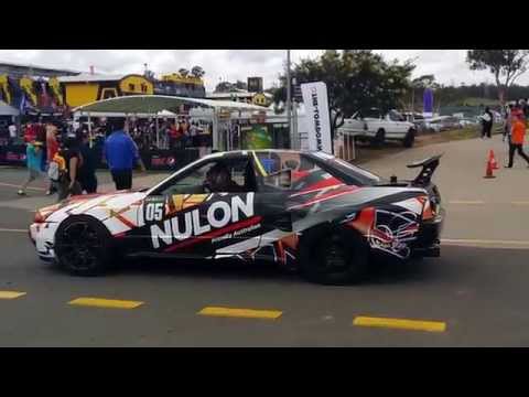 Nissan Skyline in the pits Saturday at World Time Attack Championship 2014 181014